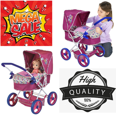 baby alive classic pram doll stroller